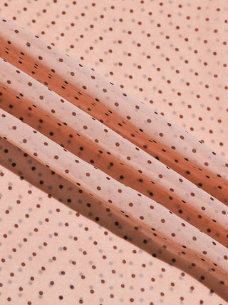 Rosy Dot Frill Blouse Set