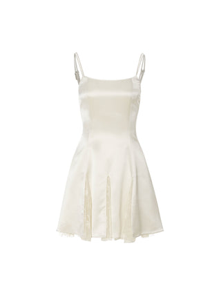 SIlky Lace Sleeveless Mini Dress