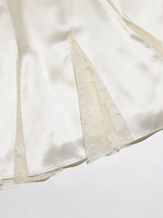 SIlky Lace Sleeveless Mini Dress