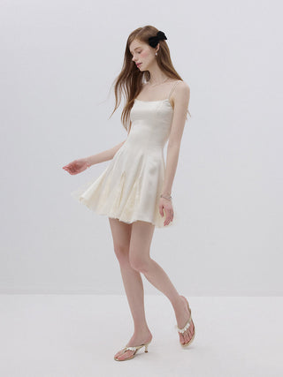 SIlky Lace Sleeveless Mini Dress
