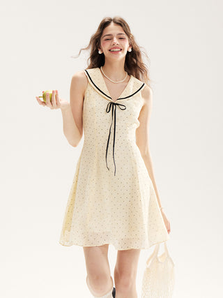 Sailor Dot Mini Dress