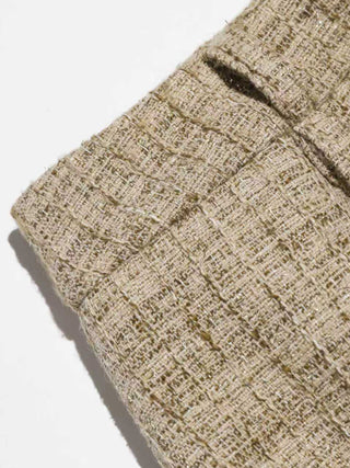 Sand Tweed Long Skirt