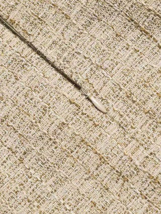 Sand Tweed Long Skirt