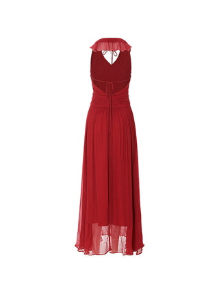 Sangria Ruffle Maxi Dress