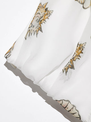 Seashell Tiered Maxi Skirt