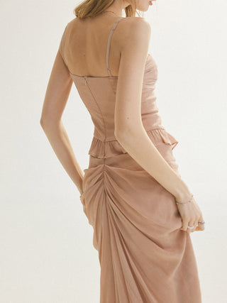 Sensual Drape Maxi Dress