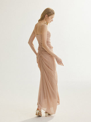 Sensual Drape Maxi Dress