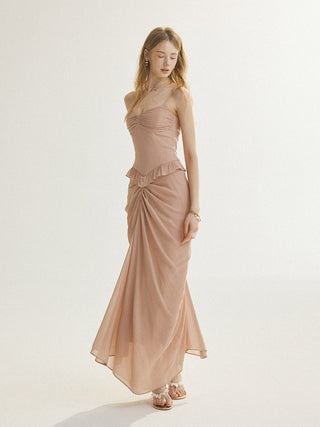 Sensual Drape Maxi Dress