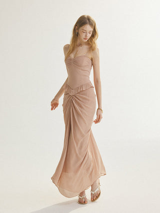Sensual Drape Maxi Dress