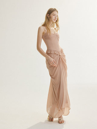 Sensual Drape Maxi Dress