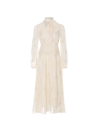 Serena Tie Long Dress