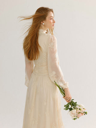 Serena Tie Long Dress
