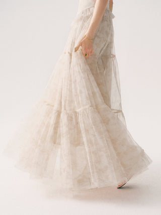 Serenne Shirring Maxi Dress
