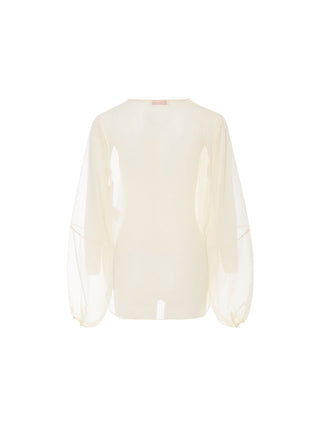 Sheer Shimmer Open Cardigan