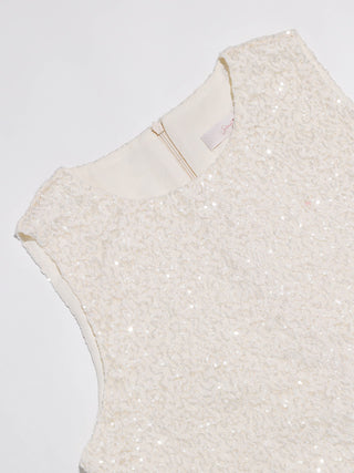 Shimmer Balloon Mini Dress