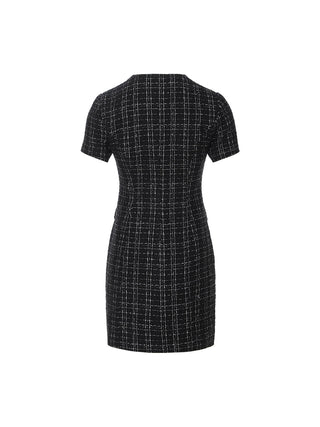 Silverline Tweed Mini Dress