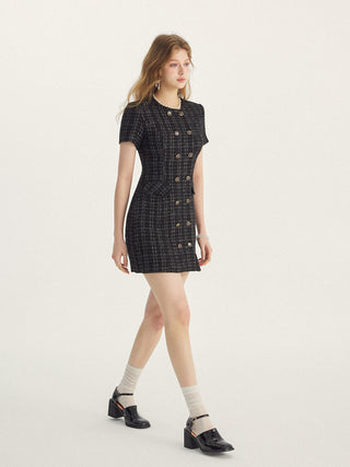 Silverline Tweed Mini Dress
