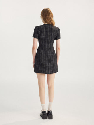 Silverline Tweed Mini Dress