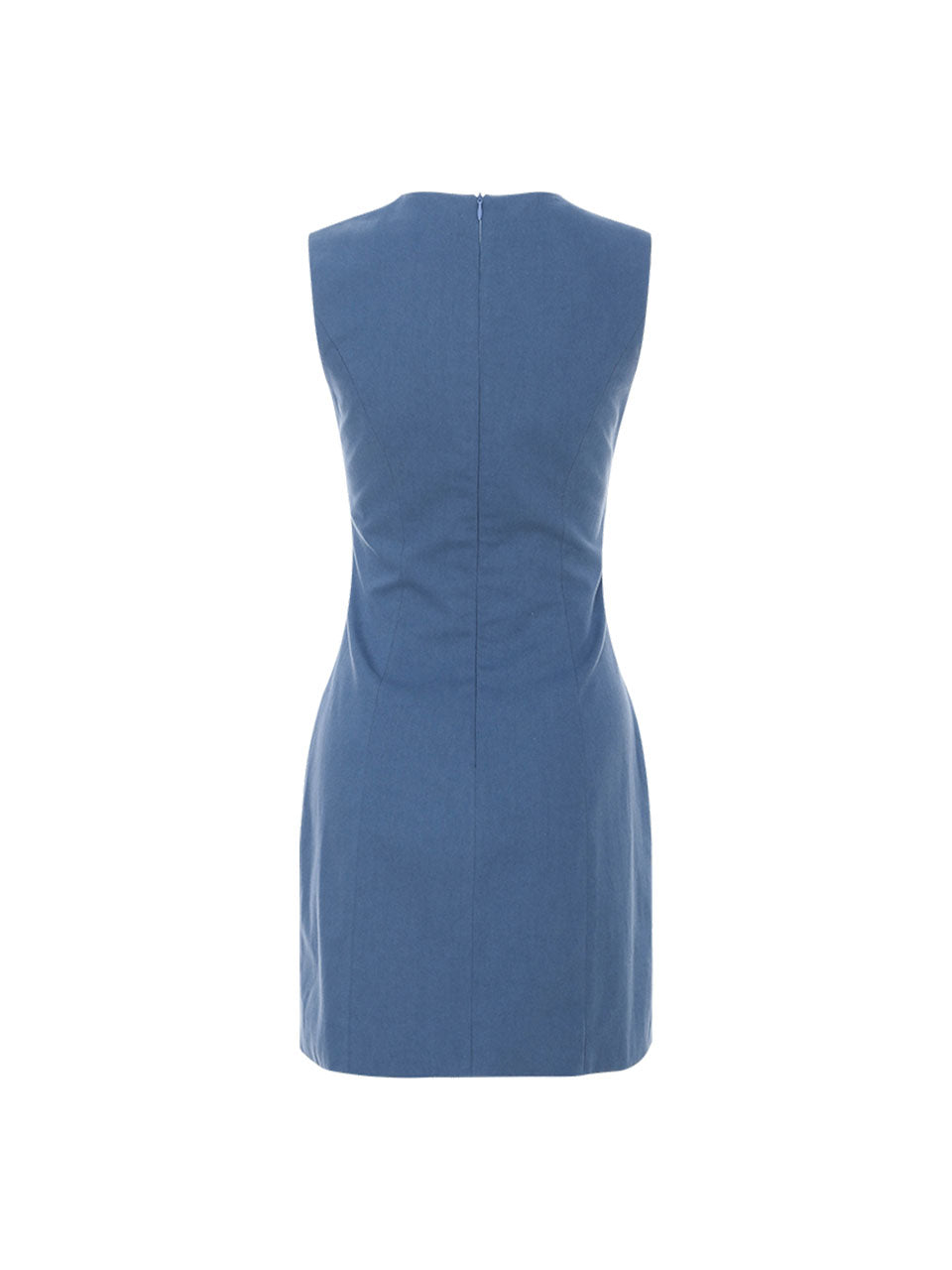 Slim Cotton Mini Dress Blue Flattering Daily Essential | Sincethen S Slim Cotton Mini Dress Blue Flattering Daily Essential | Sincethen S