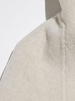 Snow Belted Wool Coat