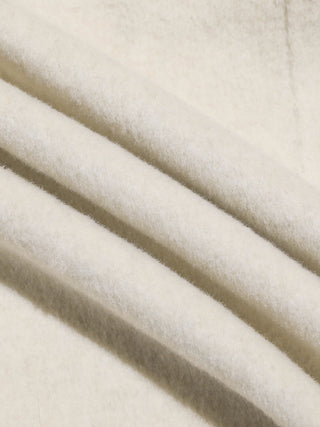 Snow Belted Wool Coat