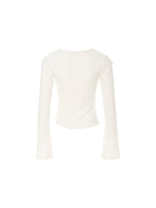 Snow White Frill Cardigan
