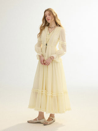 Solea Frill Maxi Dress
