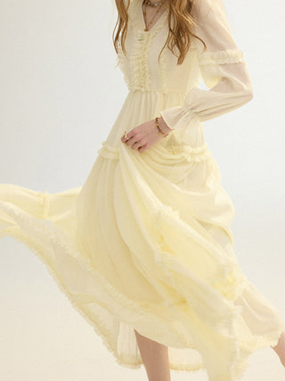 Solea Frill Maxi Dress