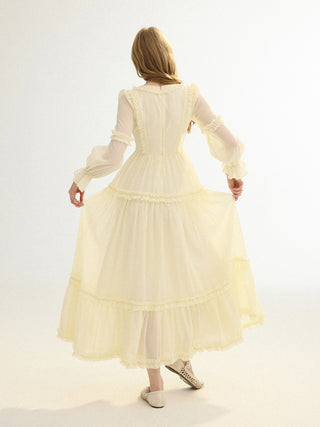Solea Frill Maxi Dress