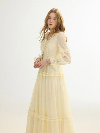 Solea Frill Maxi Dress