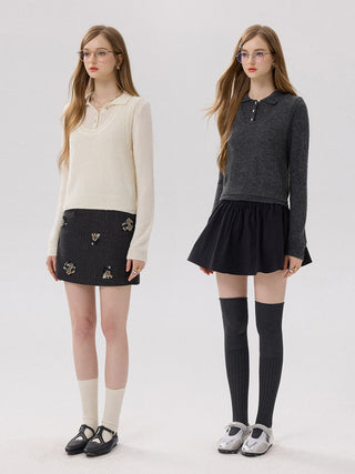 Solid Knit Top