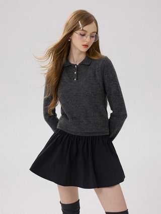 Solid Knit Top