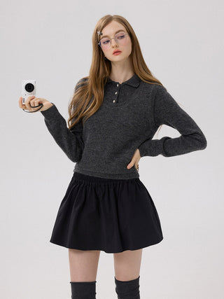 Solid Knit Top