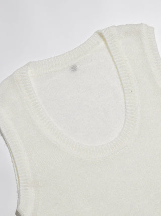 Solid Knit Vest