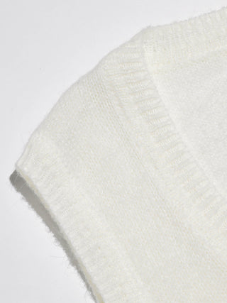 Solid Knit Vest