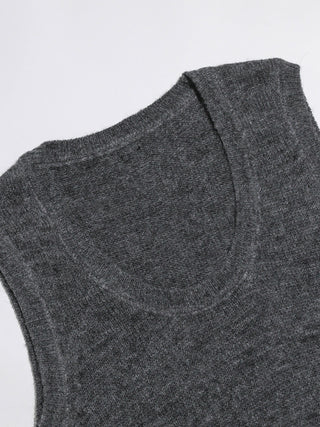 Solid Knit Vest