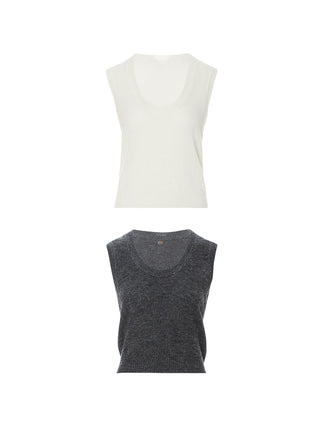 Solid Knit Vest