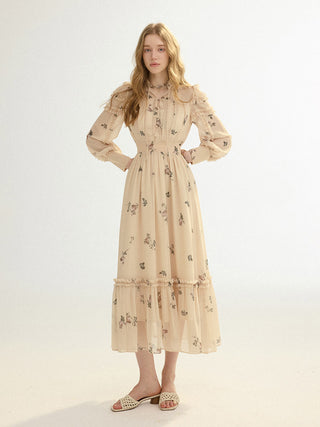 Sophia Frill Maxi Dress