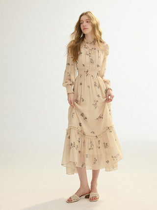 Sophia Frill Maxi Dress