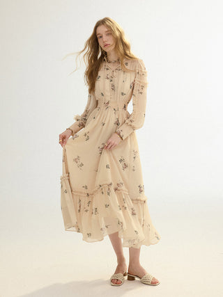 Sophia Frill Maxi Dress
