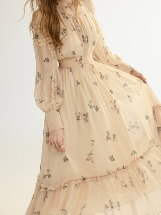 Sophia Frill Maxi Dress