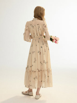 Sophia Frill Maxi Dress