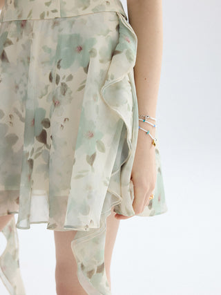 Sorbet Ruffle Mini Dress