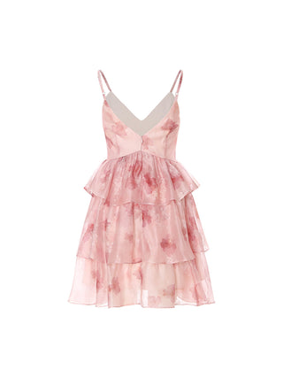 Spring Bloom Tiered Mini Dress