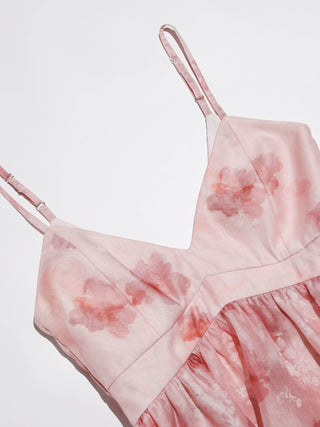 Spring Bloom Tiered Mini Dress