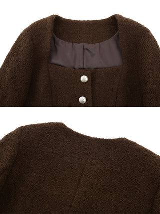 Square neck Boucle Set