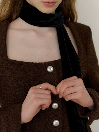 Square neck Boucle Set
