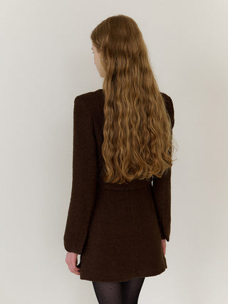 Square neck Boucle Set