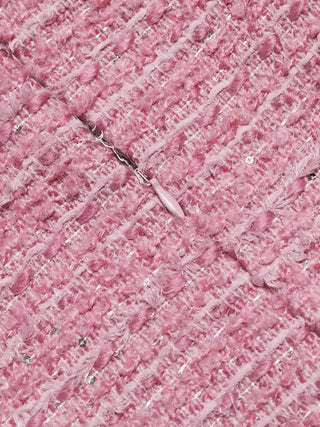 Strawberry Tweed Skirt