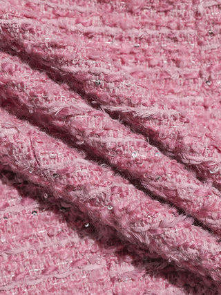 Strawberry Tweed Skirt